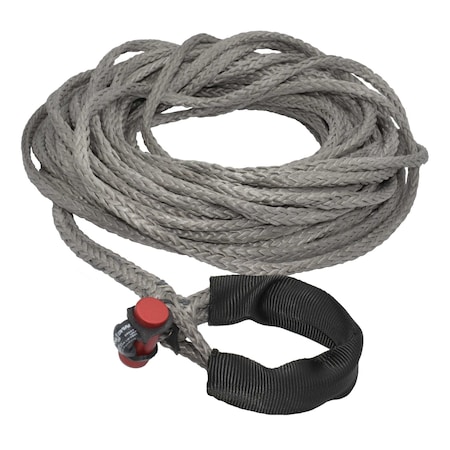 Lockjaw 3/8 in. x 75 ft. 6,600 lbs. WLL. LockJaw Synthetic Winch Line Extension w/Integrated Shackle 21-0375075